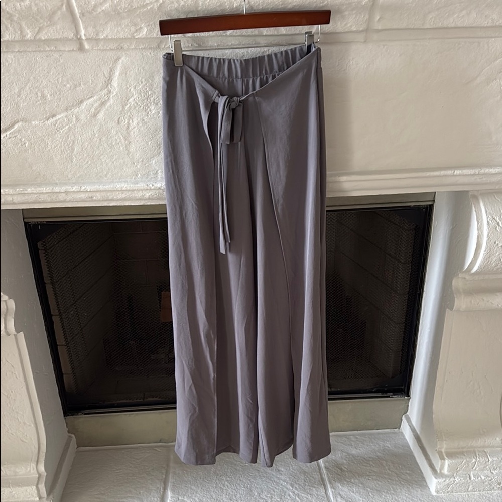 Zara Charcoal Wide Leg Trousers